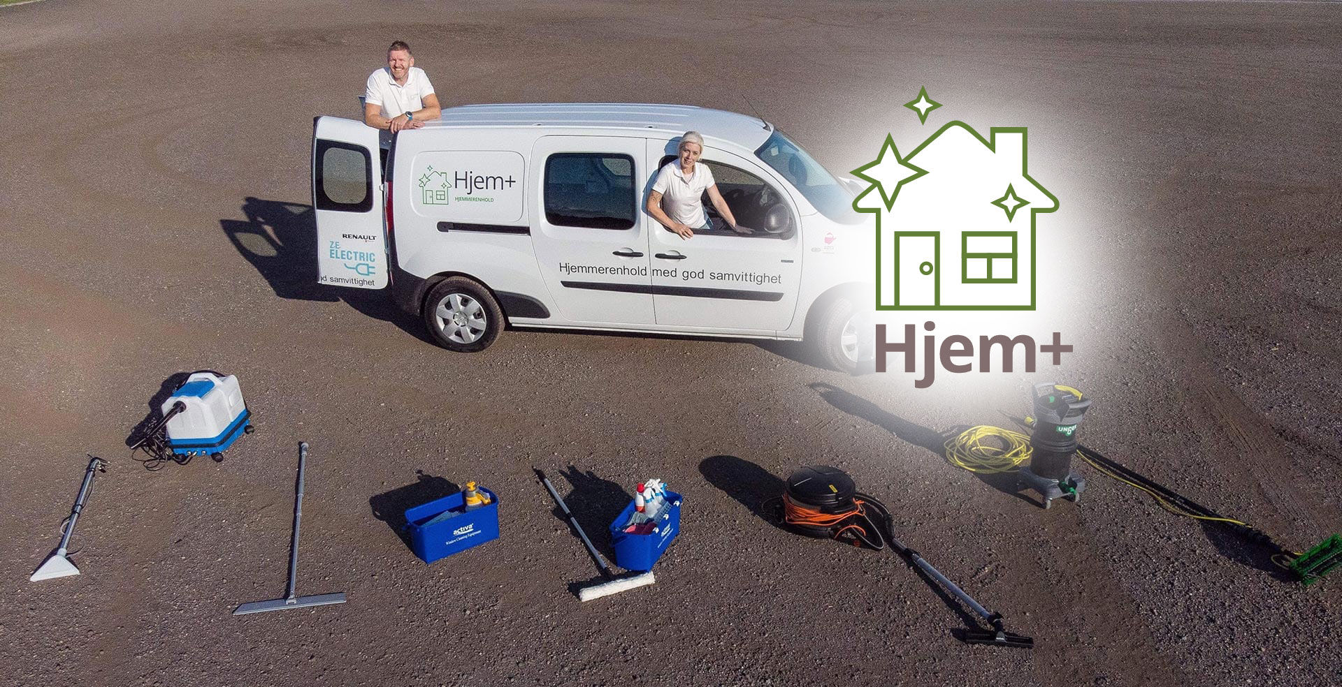 renholdere hos hjem pluss